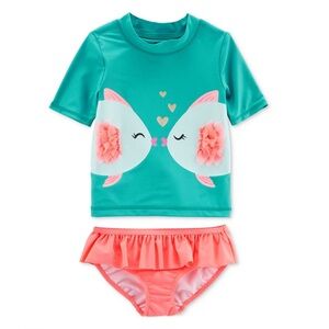 Carter's 2 Piece Rashguard Swimsuit